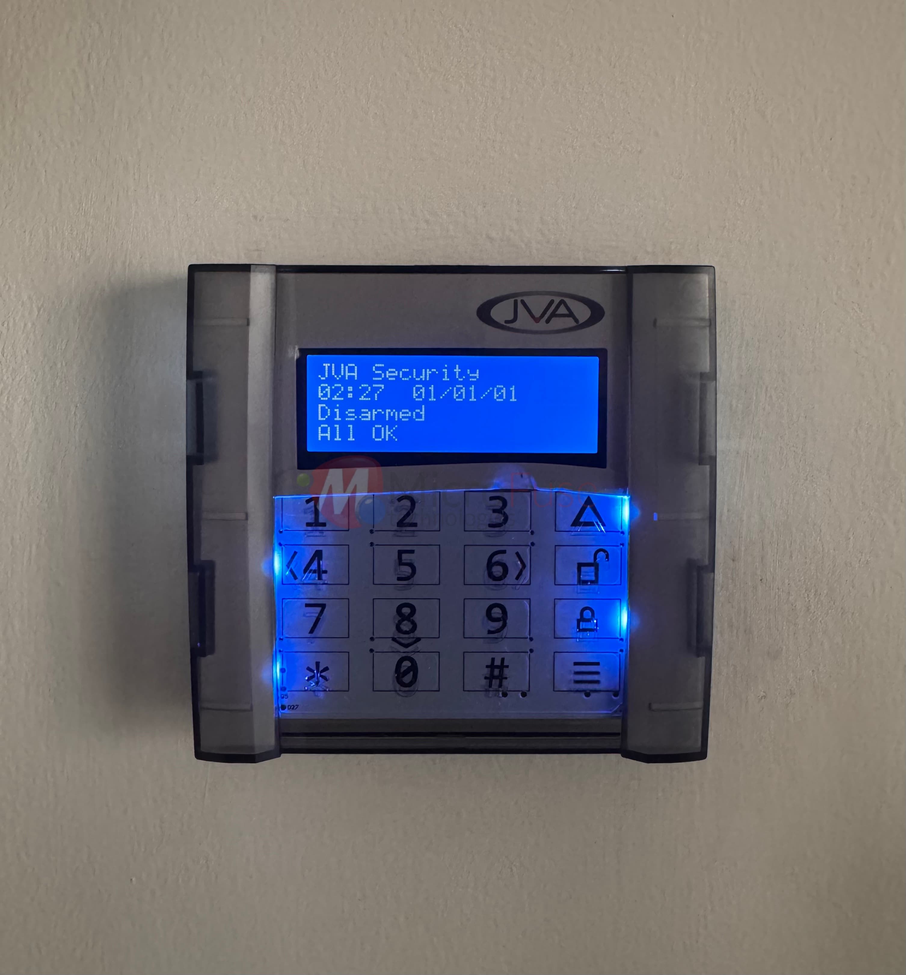 Security keypad access control system