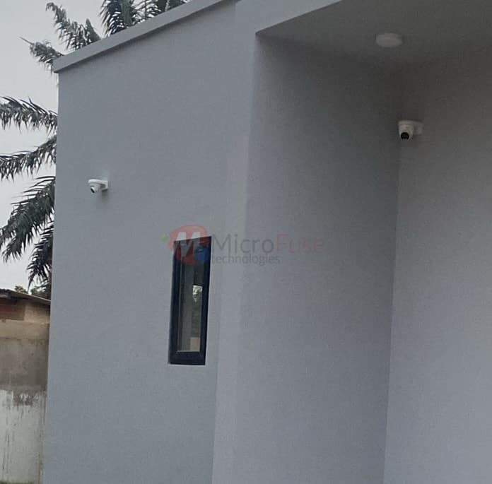 External wall-mounted CCTV camera